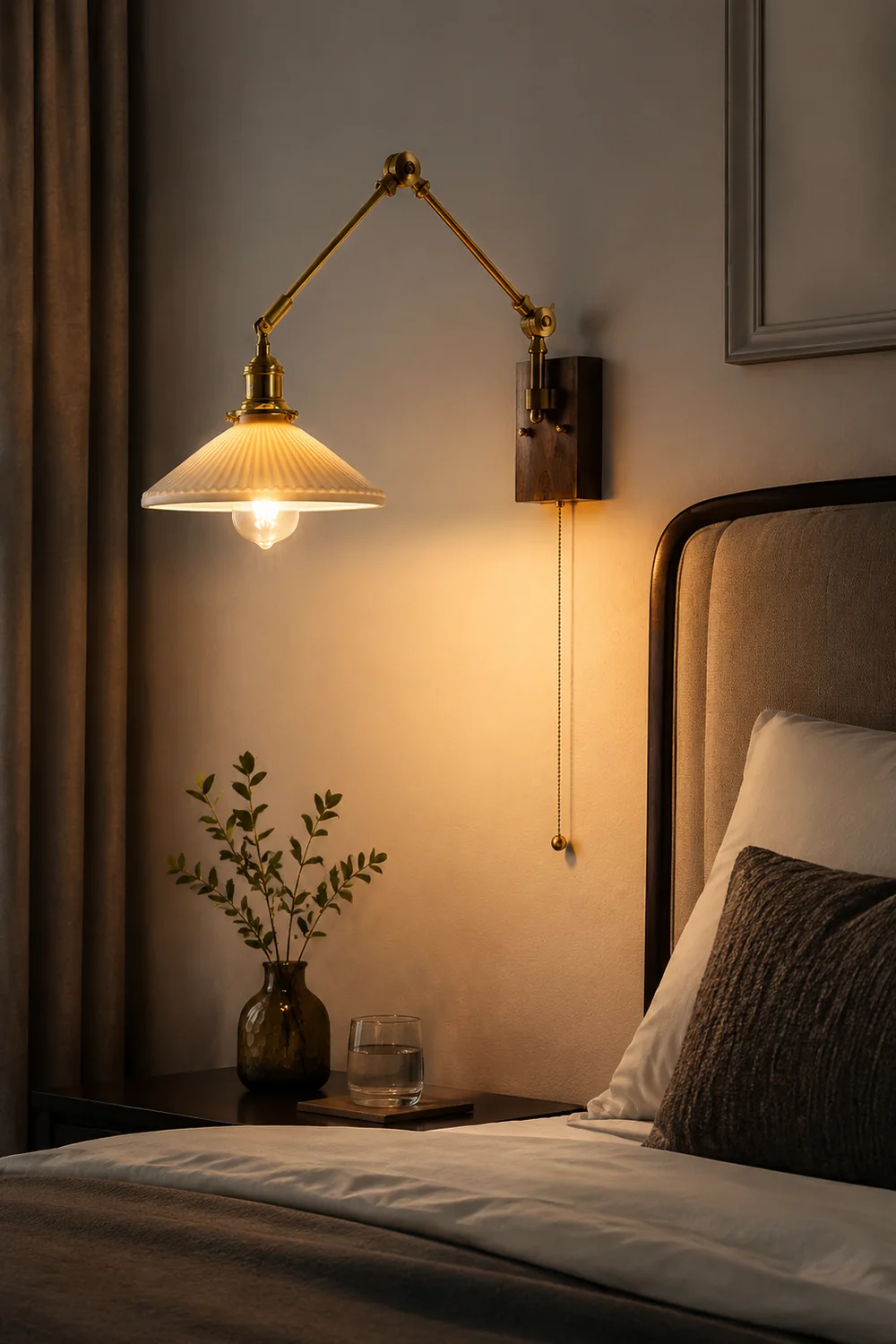 Ozawa Wall Lamp Modern, Folding Adjustable Metal, Study Room - Lumpaz