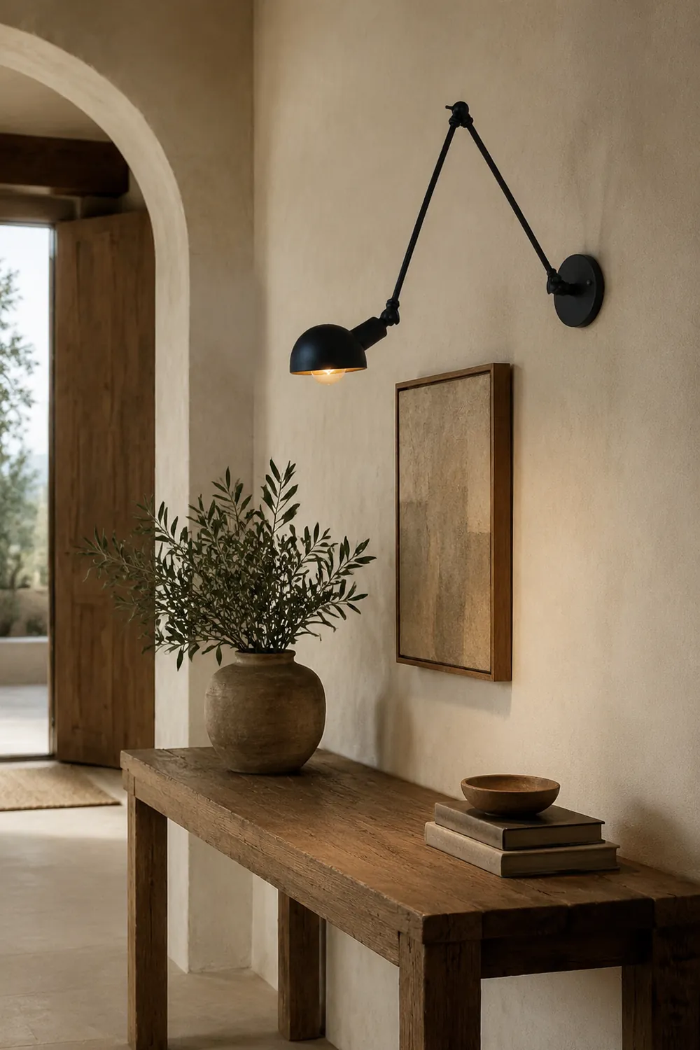 Brady Minimalist Adjustable Wall Lamp, Metal, Black, Bedroom - Lumpaz