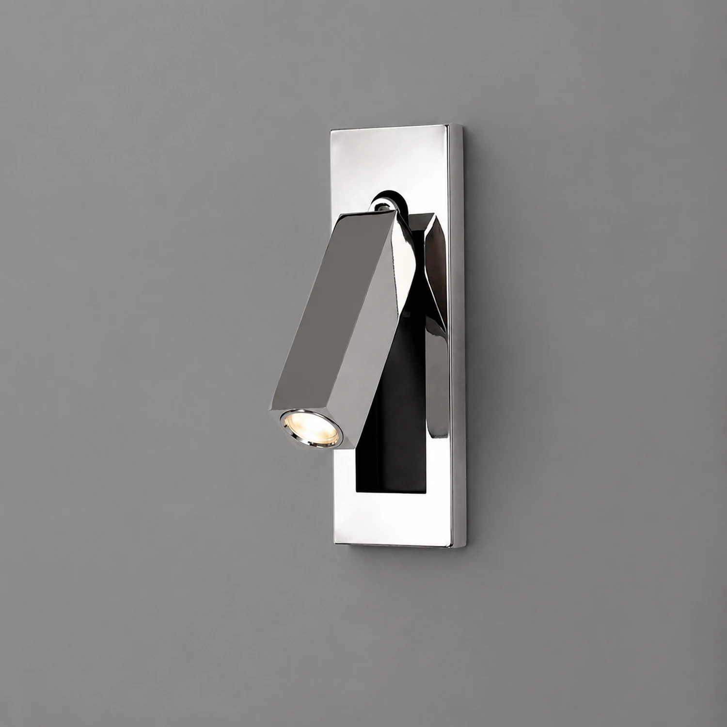 Orr Modern Rotatable Metal Spotlight, Cylindrical/Rectangular, Black/Silver/Gold/Nickel - Lumpaz