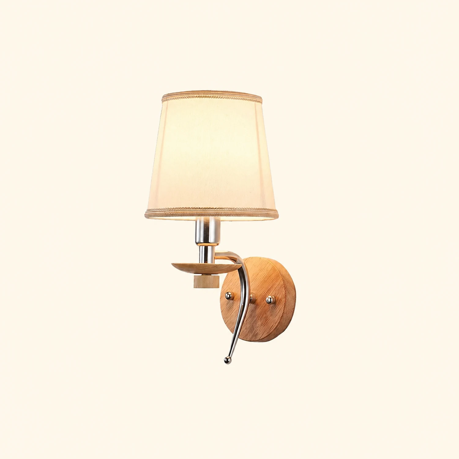 Eryn Modern Geometric Wood Vanity Wall Lamp, Bedroom/Bathroom - Lumpaz