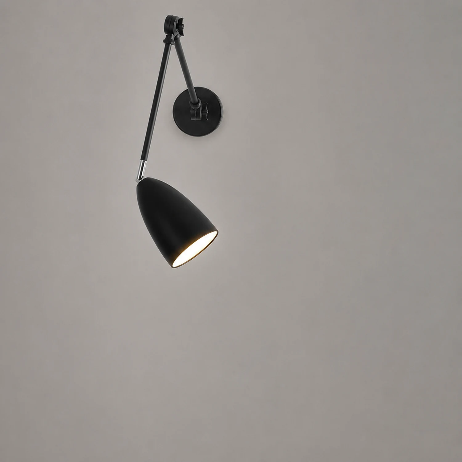 Brady Wall Lamp Minimalist/Modern, Adjustable Metal, 3 Color, Bedroom - Lumpaz