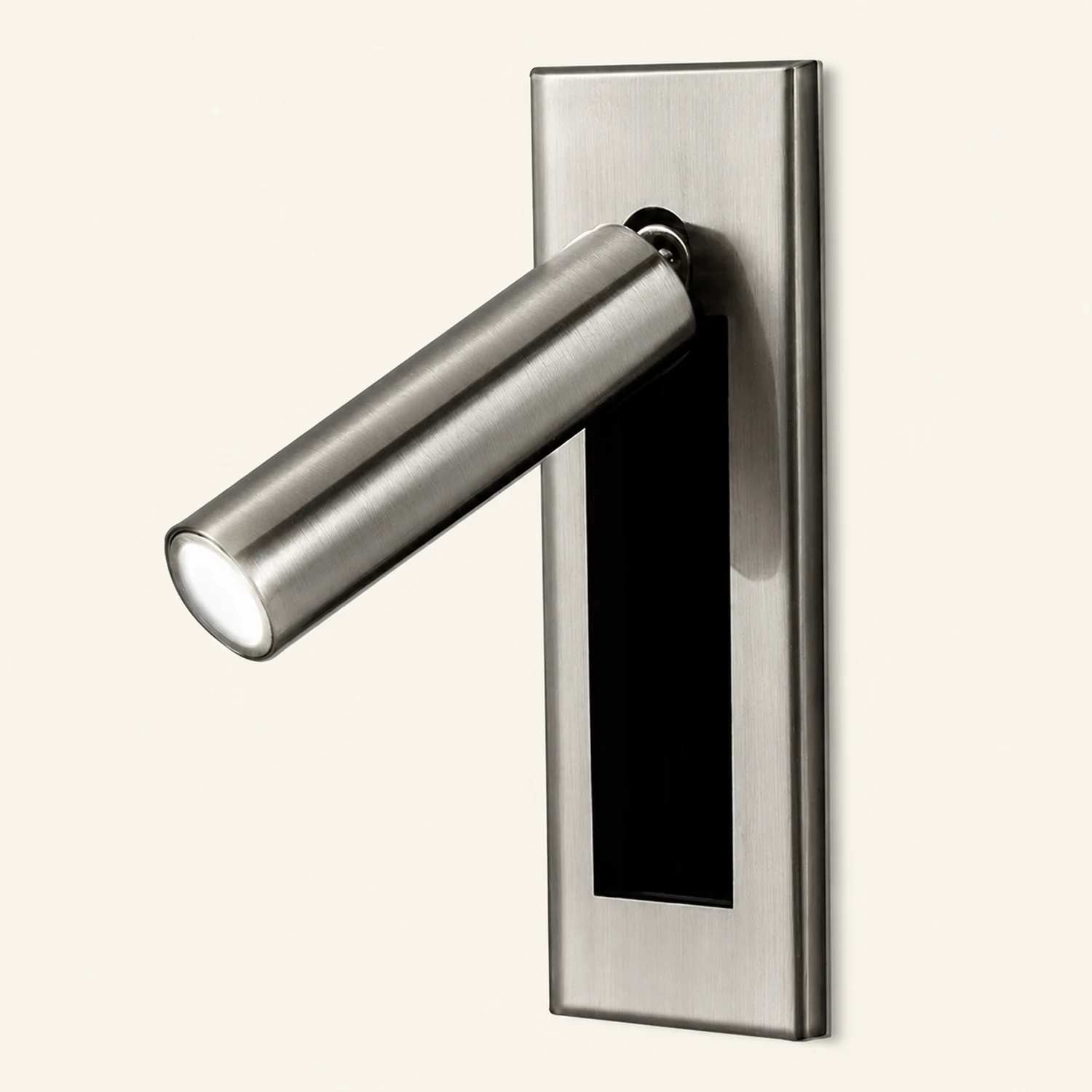 Orr Modern Rotatable Metal Spotlight, Cylindrical/Rectangular, Black/Silver/Gold/Nickel - Lumpaz