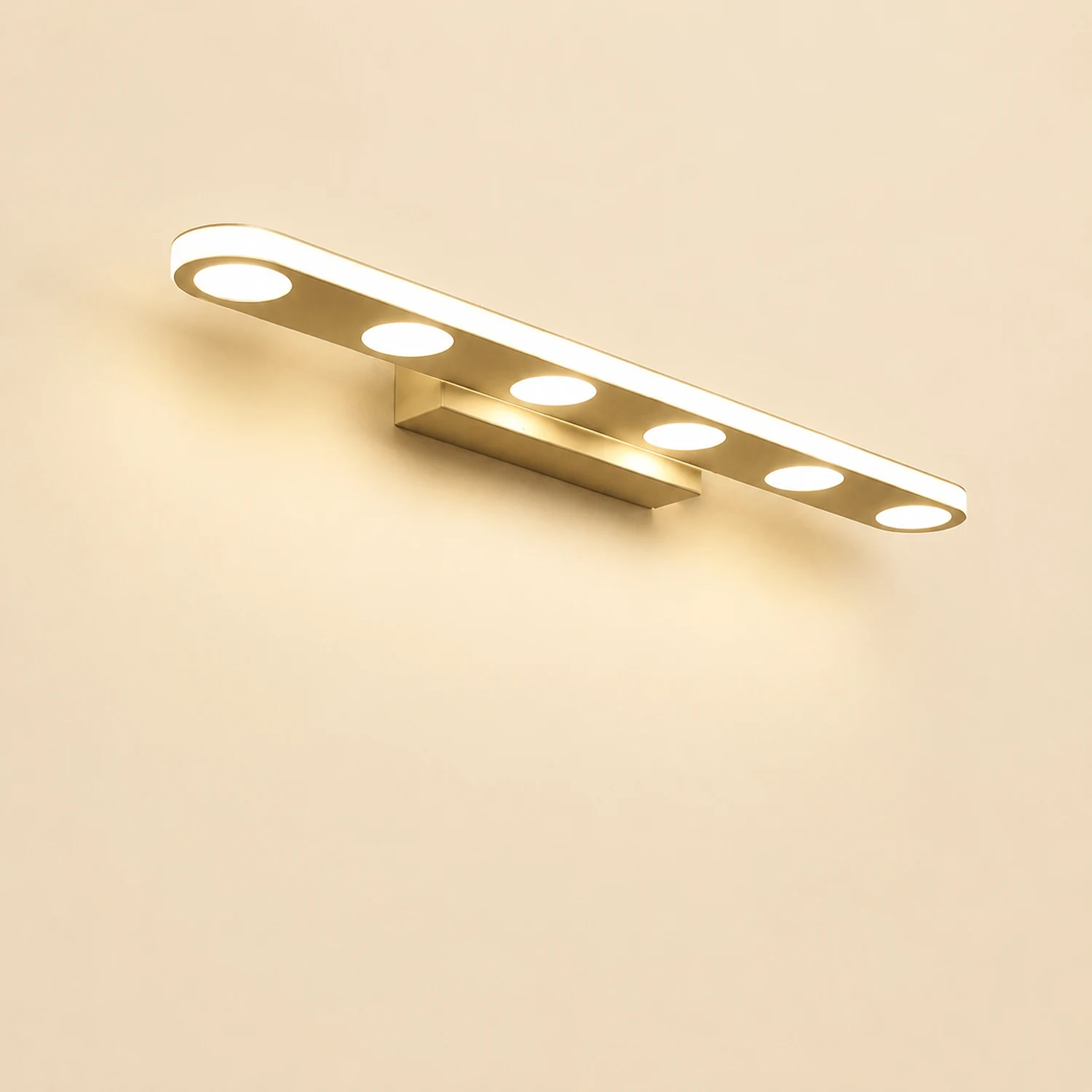 Leigh Modern Oval  Metal/Acrylic Bedroom Wall Lamp, White - Lumpaz