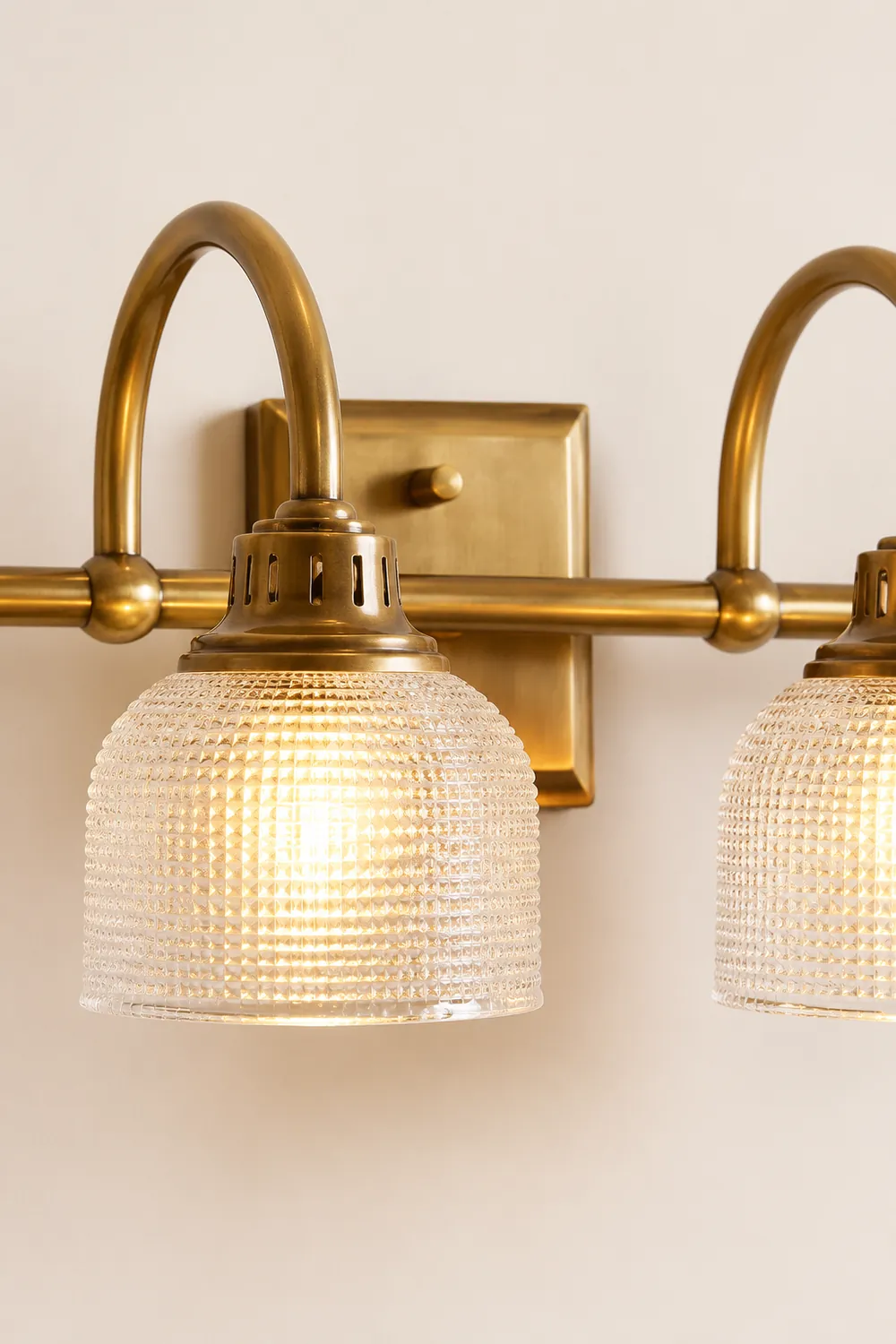 Lottie Prismatic Glass Vanity Wall Lamp - Lumpaz