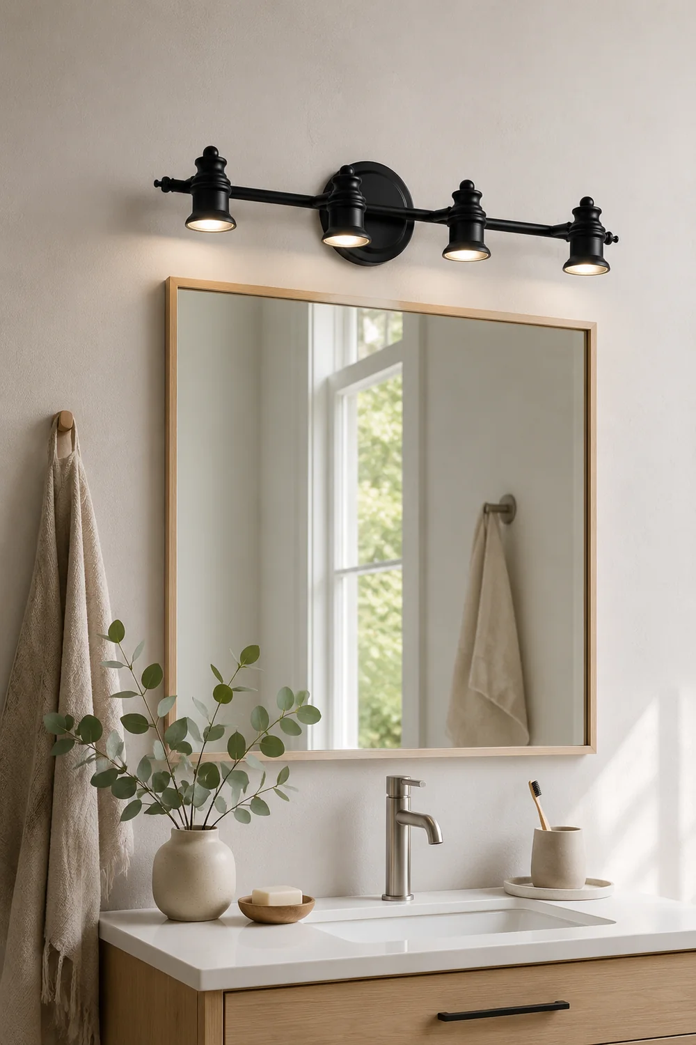 Alessio Modern Bell-shaped Metal Wall Lamp, Black - Lumpaz