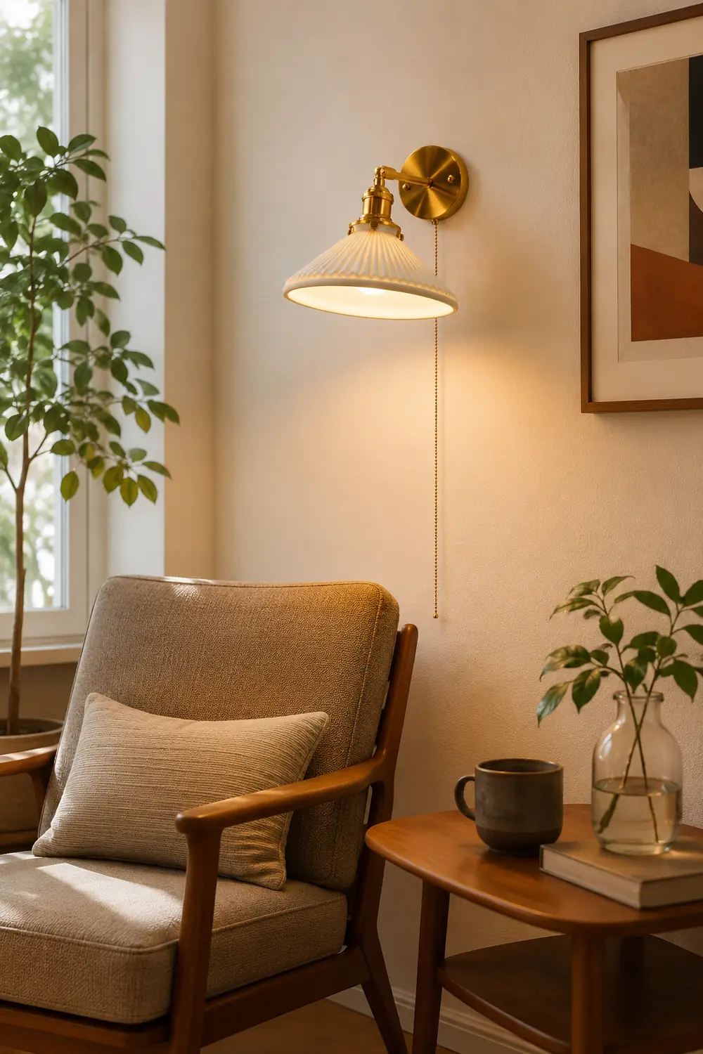 Lottie wrinkles Nordic  Modern Dresser Wall Lamp - Lumpaz