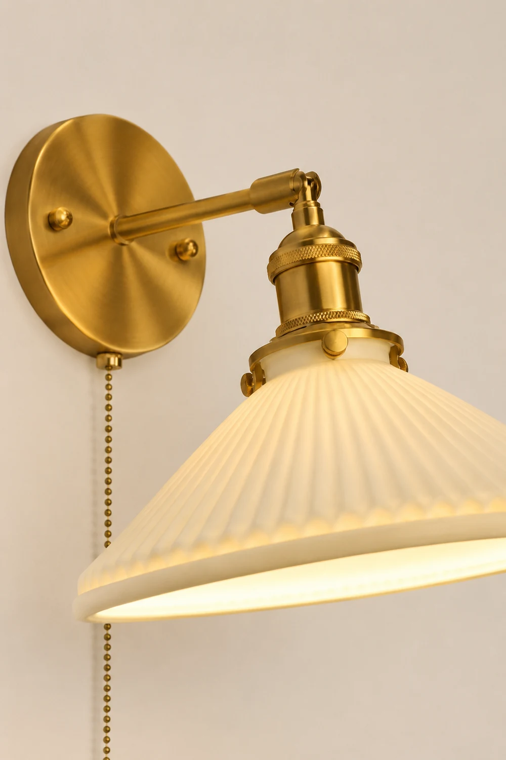 Lottie wrinkles Nordic  Modern Dresser Wall Lamp - Lumpaz