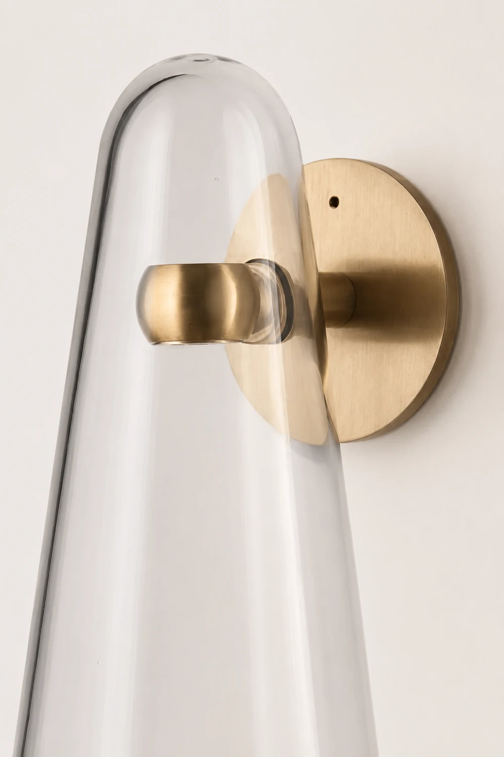 Blair Nordic Modern Wall Lamp, Glass/Metal, Living Room - Lumpaz