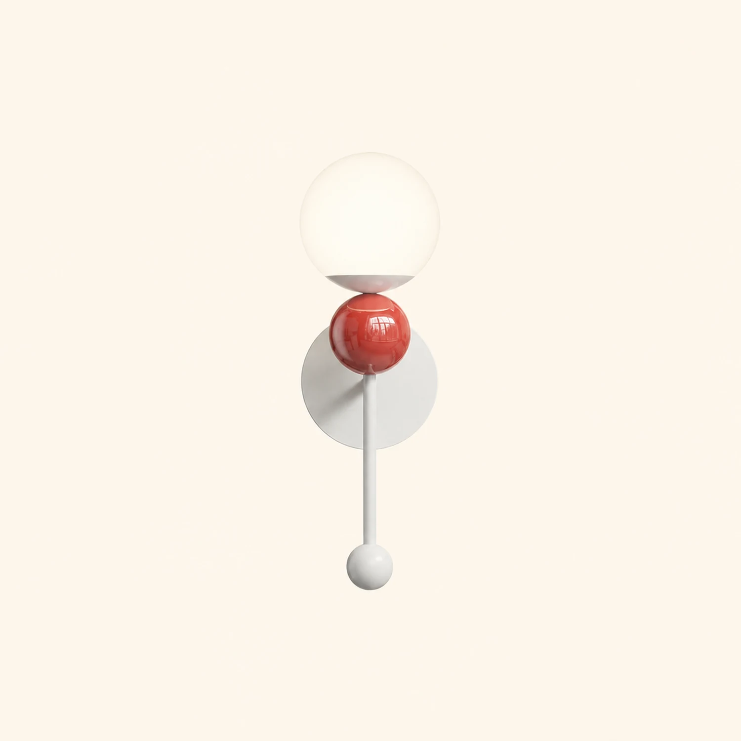 Hailie Modern LED Wall Lights/Ceiling Light Wood/Red Bedroom/Hallway/Living Room - Lumpaz