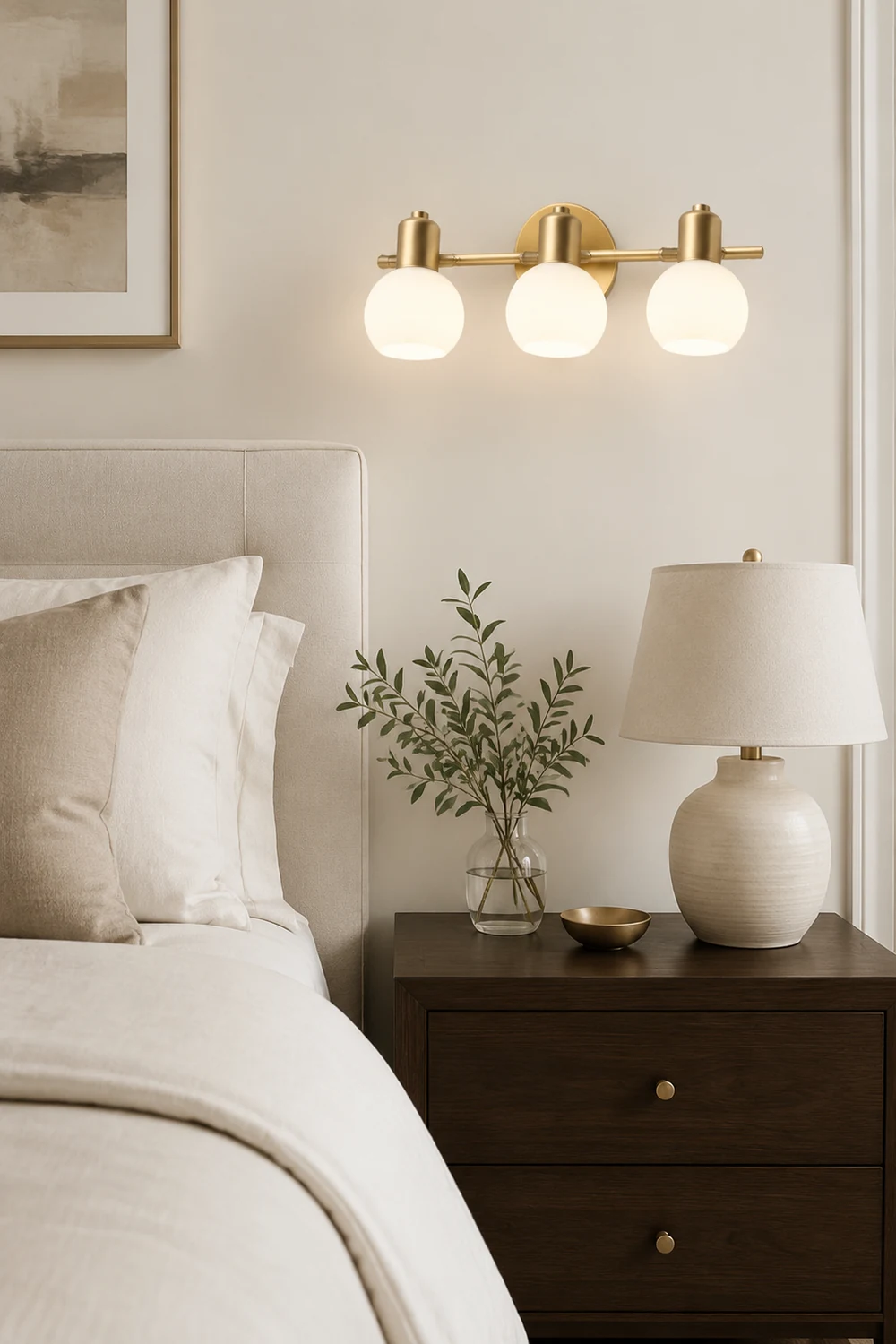 Valentina Modern Globe Metal Wall Mounted Lamps, Gold - Lumpaz