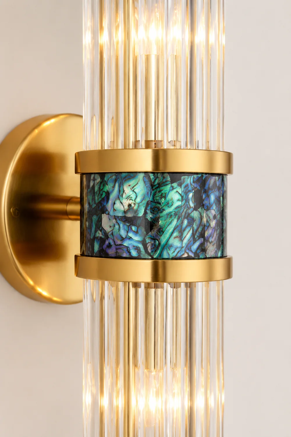 Fancy & Luxury Style Acrylic+Metal Wall Lamp Bedside Lamp For Bedroom - Lumpaz