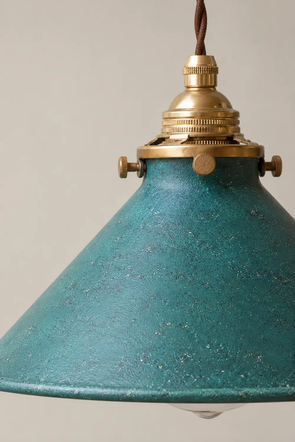 Alessio Vintage LED Rustic Pendant Light Metal Blue Kitchen Balcony - Lumpaz