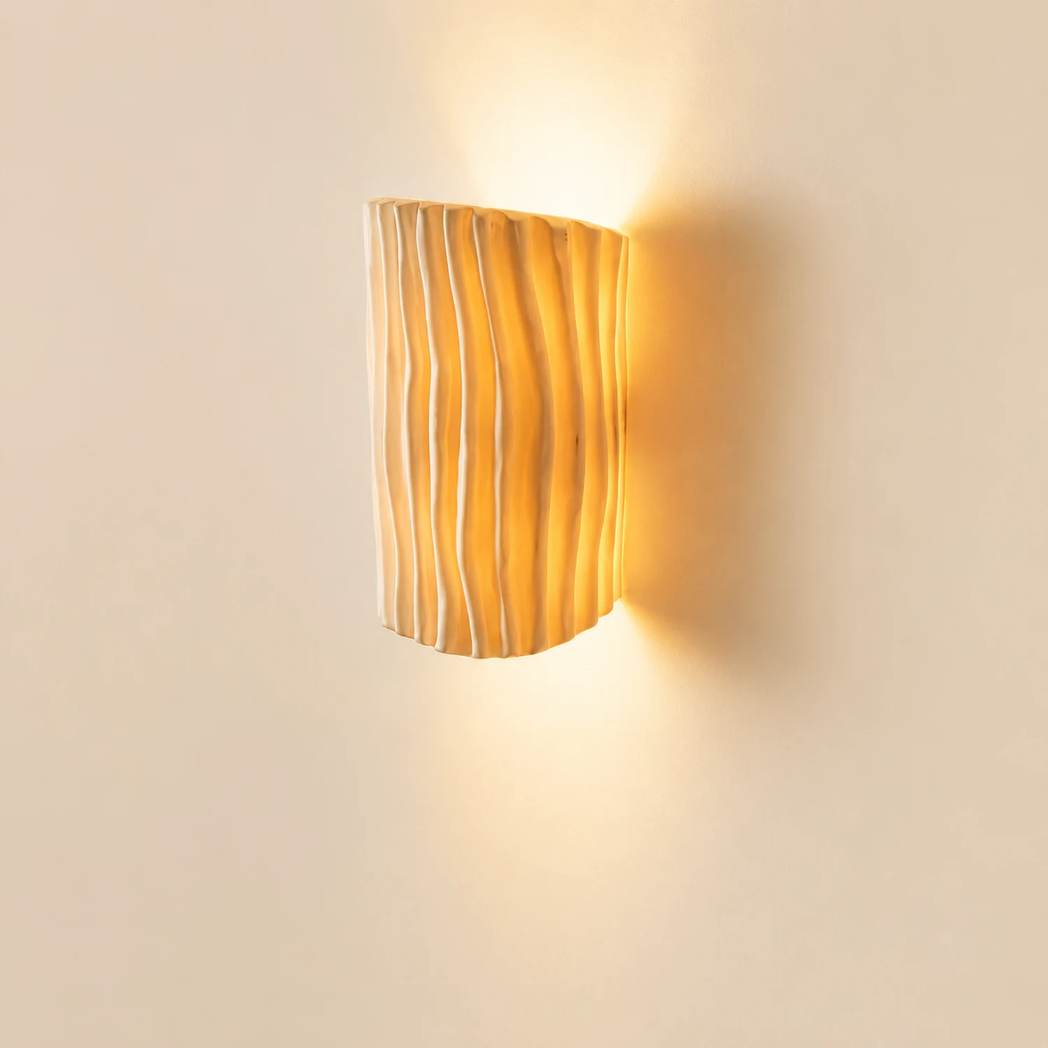 Morandi Retro LED Wall Lamps White/Gray/Orange/Green Resin Bedroom - Lumpaz