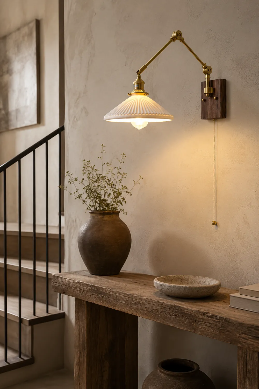 Ozawa Wall Lamp Modern, Folding Adjustable Metal, Study Room - Lumpaz