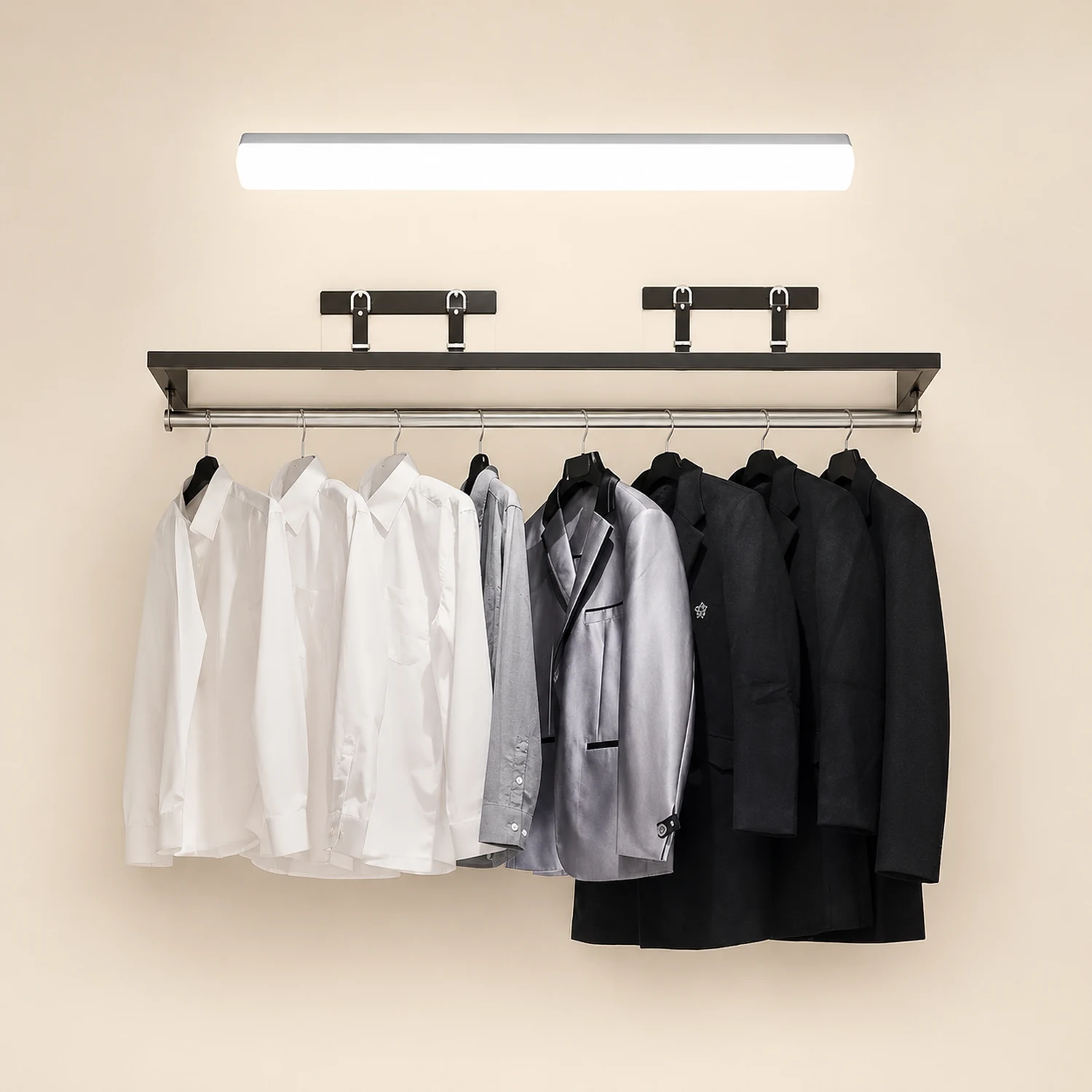 Edge Modern Rectangular Acrylic Modern Wall Lamp, White - Lumpaz