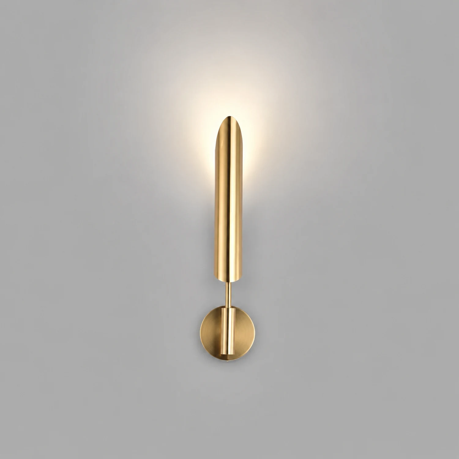 Meza Modern LED Wall Lamp Metal/Glass Warm White Garden/Corridor - Lumpaz