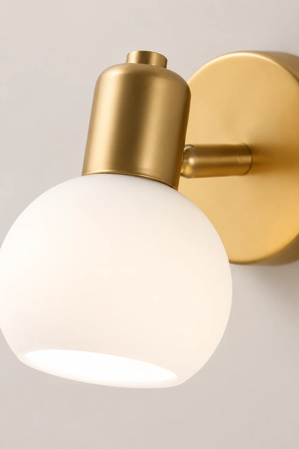 Valentina Modern Globe Metal Wall Mounted Lamps, Gold - Lumpaz