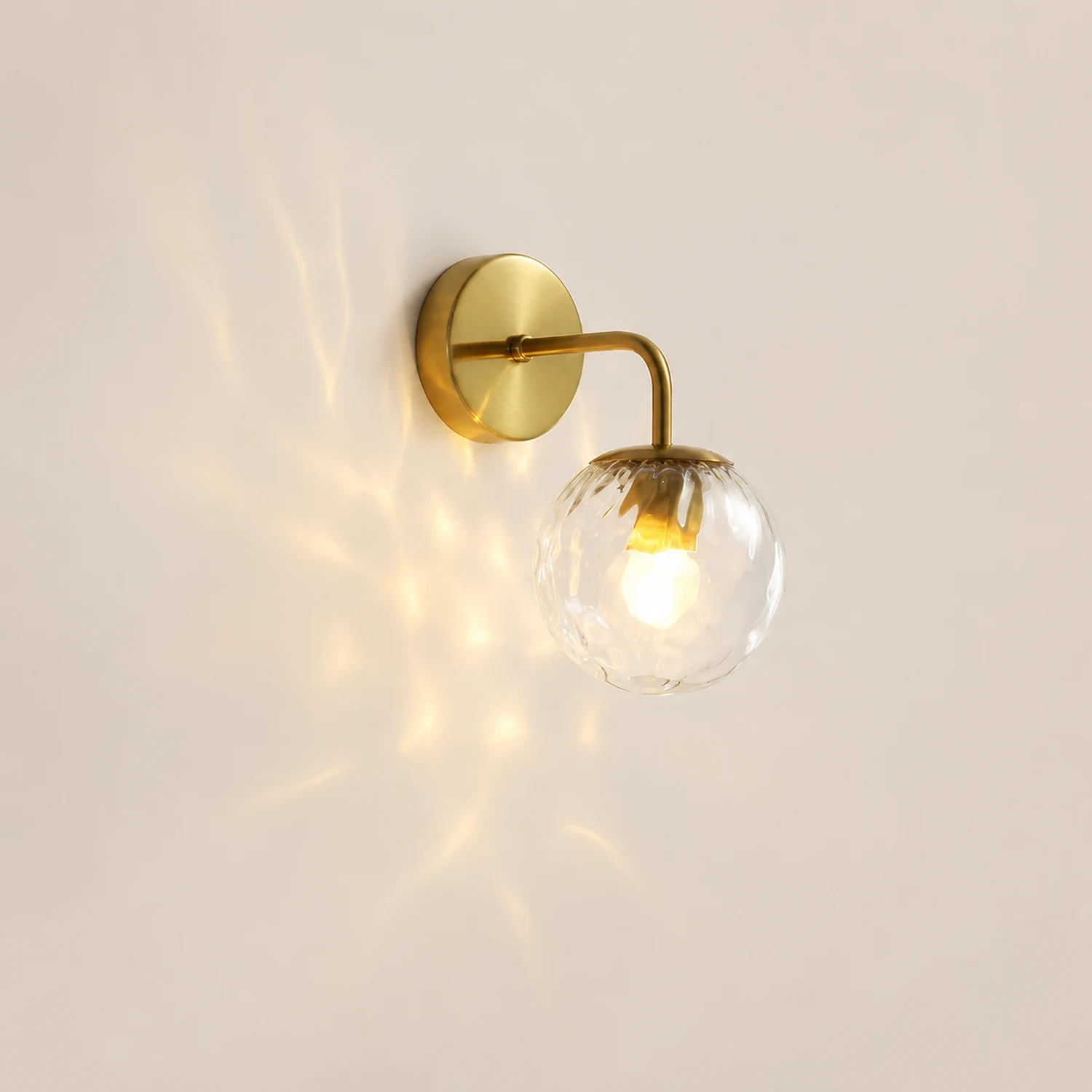 Valentina Vanity LED Wall Lamp, Black/Gold - Lumpaz