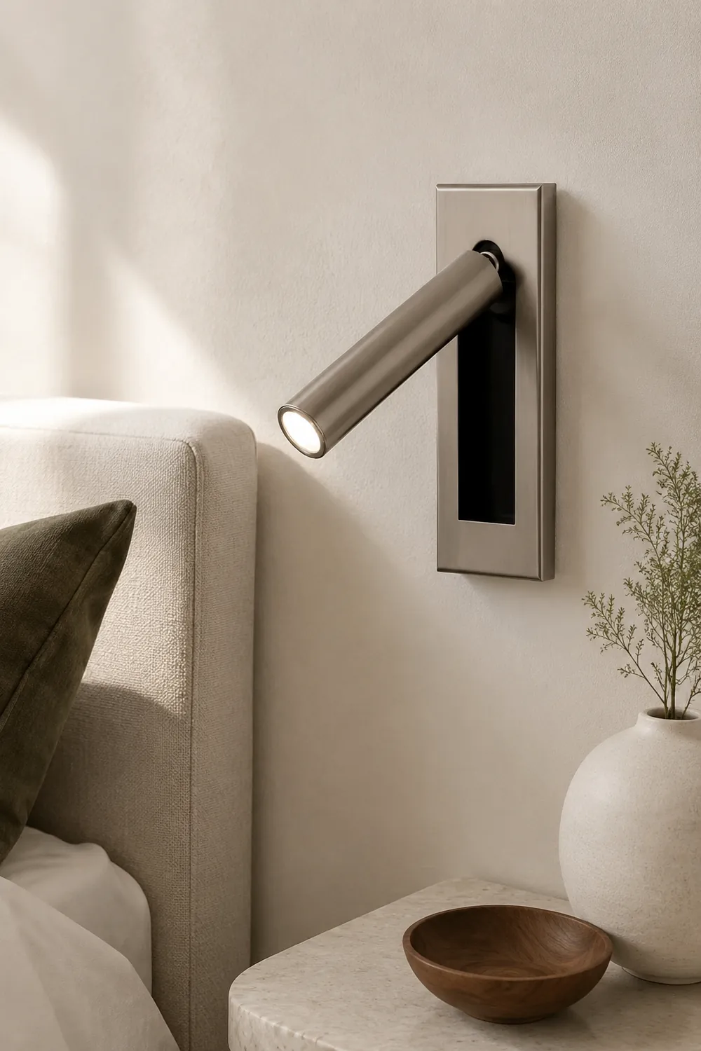 Orr Modern Rotatable Metal Spotlight, Cylindrical/Rectangular, Black/Silver/Gold/Nickel - Lumpaz