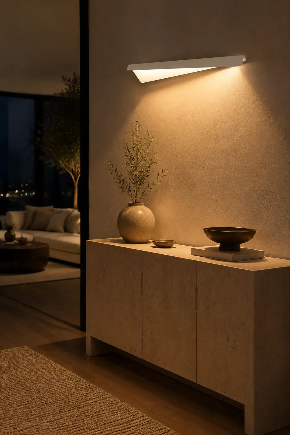 Leigh White Fold Vanity Wall Lamp - Lumpaz