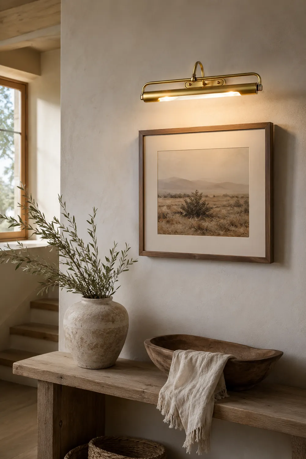 Eryn Vintage Brass Vanity Wall Lamp, Bathroom/Bedroom - Lumpaz