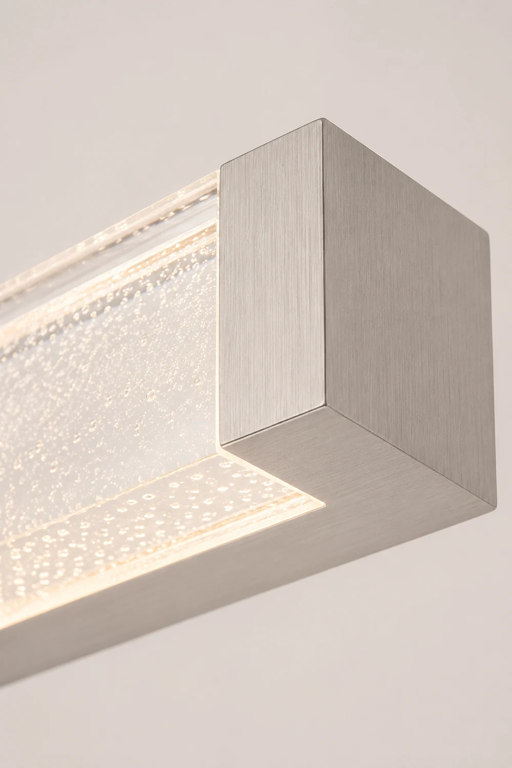 Leigh Transparent Rectangular Mirror Front Vanity LED Wall Lamp, Bathroom - Lumpaz