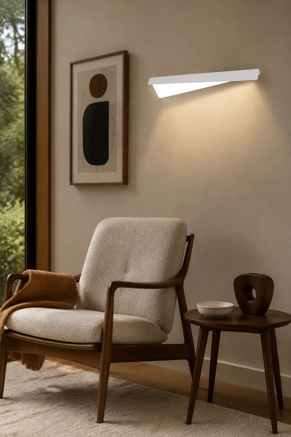 Leigh White Fold Vanity Wall Lamp - Lumpaz