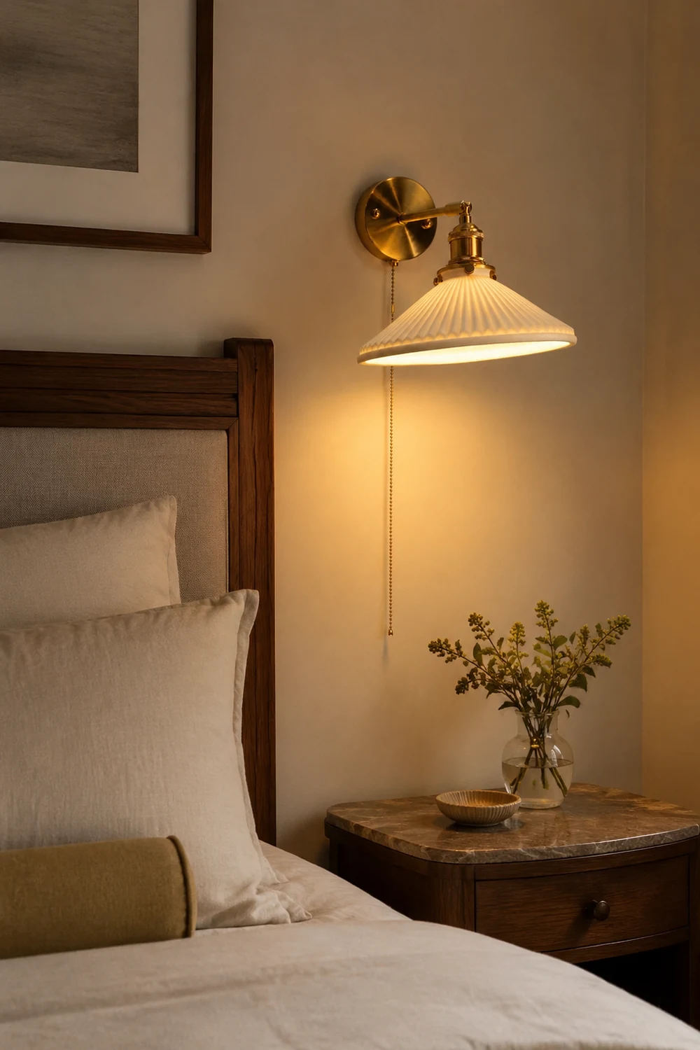 Lottie wrinkles Nordic  Modern Dresser Wall Lamp - Lumpaz