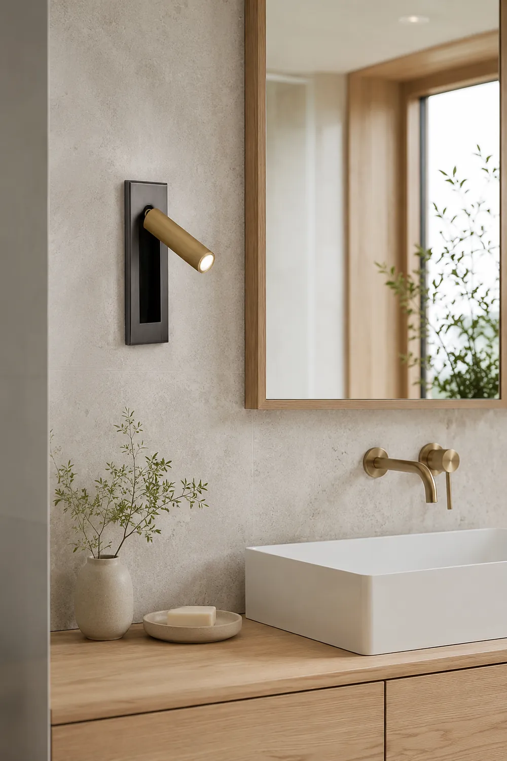 Orr Modern Rotatable Metal Spotlight, Cylindrical/Rectangular, Black/Silver/Gold/Nickel - Lumpaz