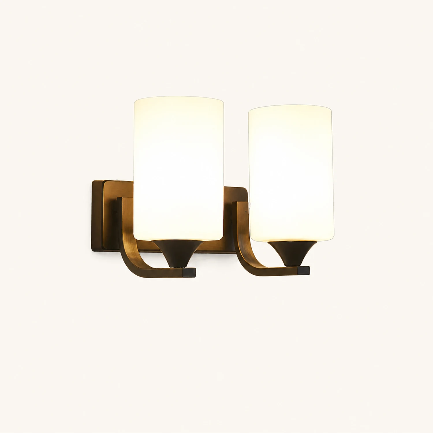 Eryn Modern Cylinder Metal Vanity Wall Lamp, Black/Chrome - Lumpaz