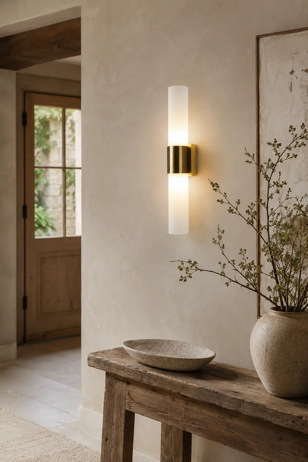 Leigh Modern Double Headed Metal Glass Vanity Wall Lamp,  Black/Gold - Lumpaz