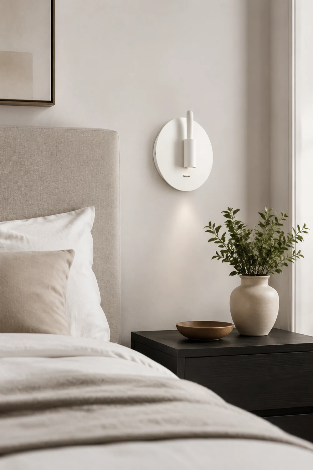 Cooley Wall Lamp Modern, Cylindrical Adjustable Arm Metal, 2-color, Bedroom - Lumpaz