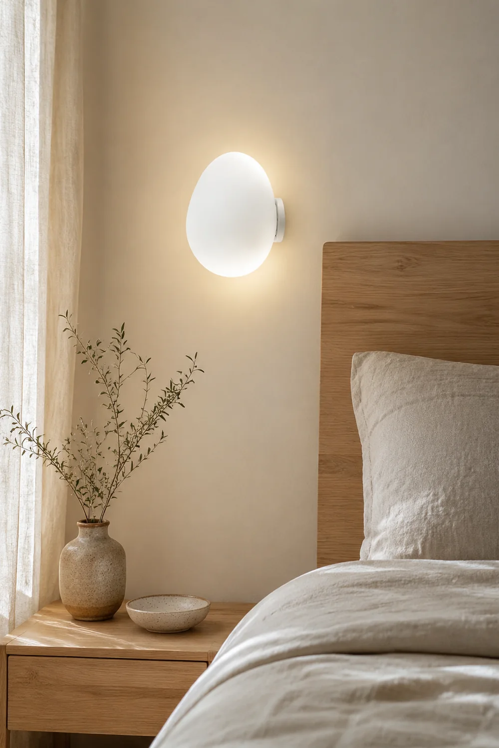 Valentina Design Geometric Glass Vanity Wall Light, White - Lumpaz
