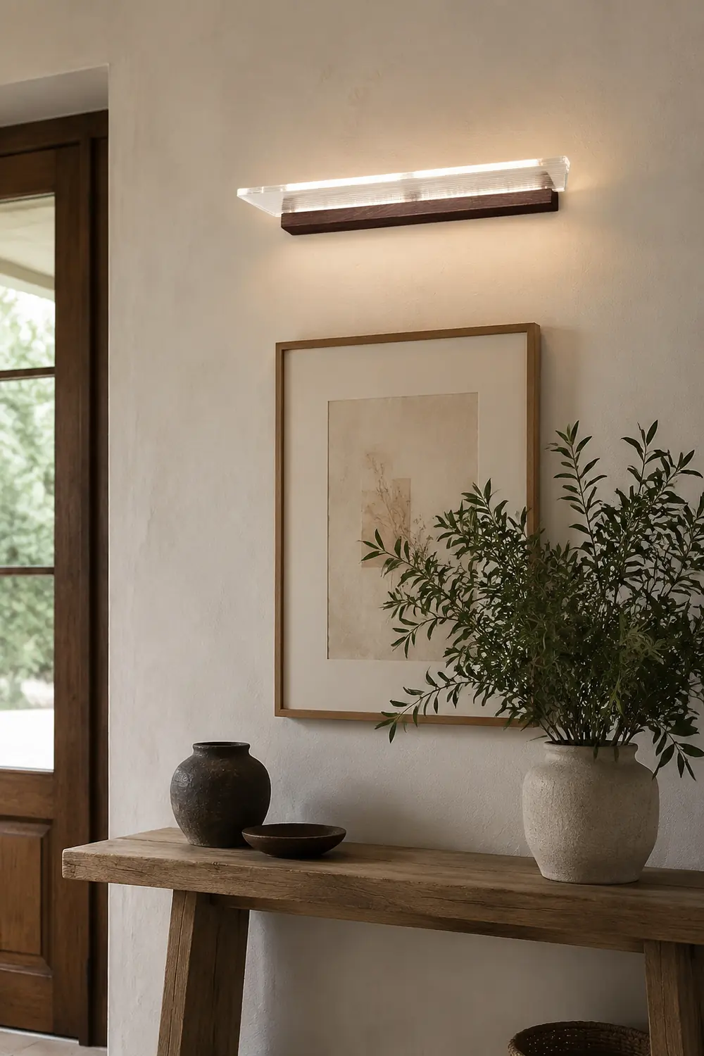 Ozawa Modern Metal/Acrylic Modern Wall Lamp - Lumpaz