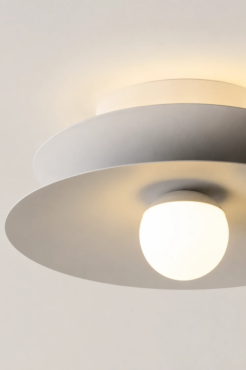 Bella Modern LED Ceiling Light White Red Black Lamp Metal Balcony - Lumpaz