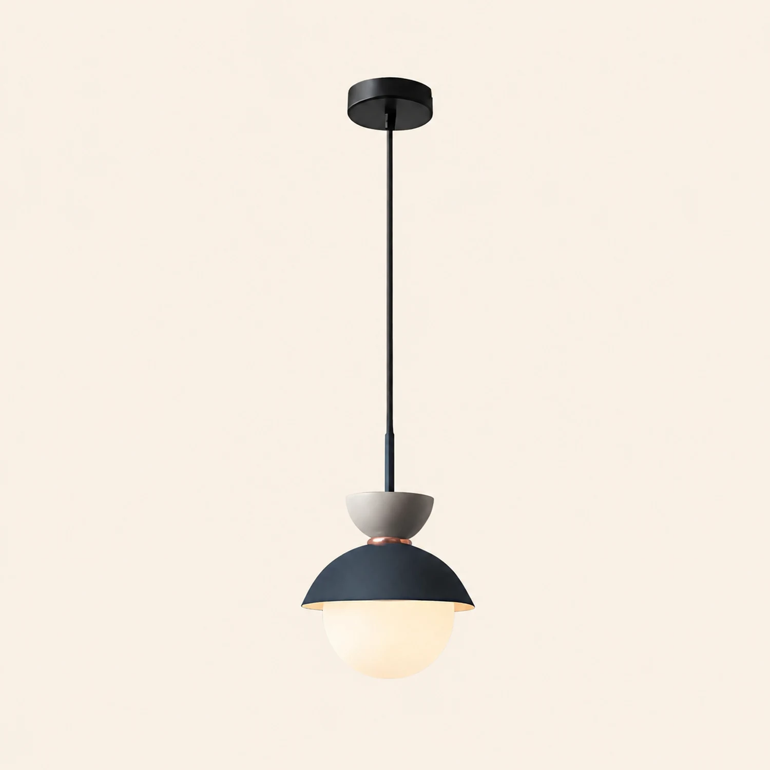 Cairns Nordic Metal Colorful Globe Pendant Light, Bedroom - Lumpaz