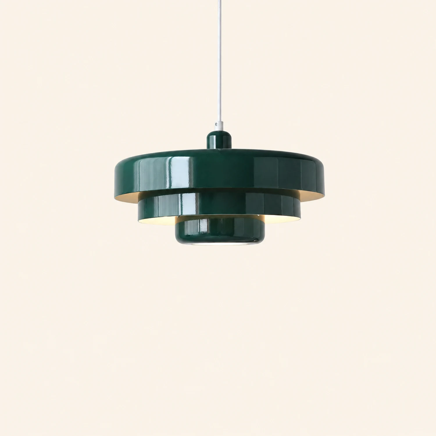 Morandi Modern LED Pendant Light OrangeMetal Living Room/Kitchen - Lumpaz