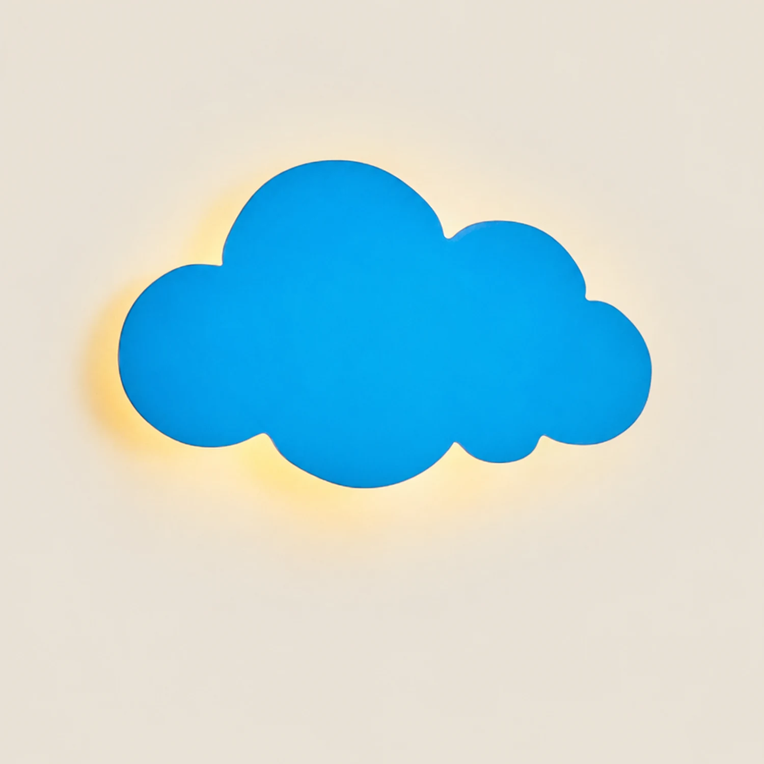 Morandi Modern Minimalist Cloud Shape Wall Lamp, White/Blue/Pink - Lumpaz
