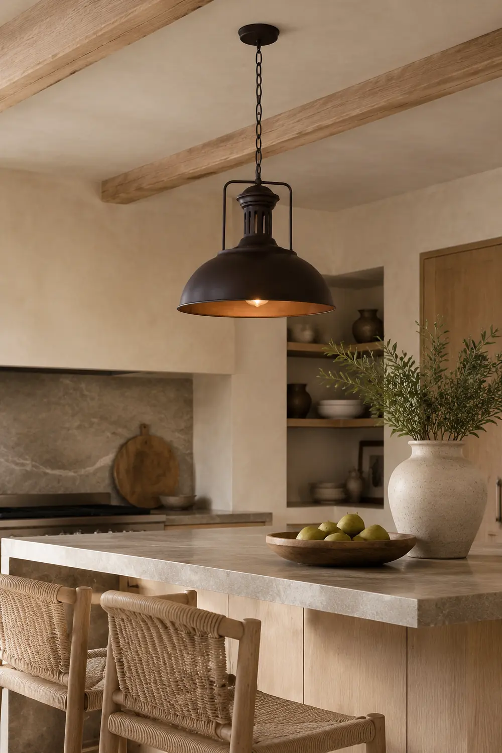 Alessio Vintage Rustic Pendant Light - Lumpaz