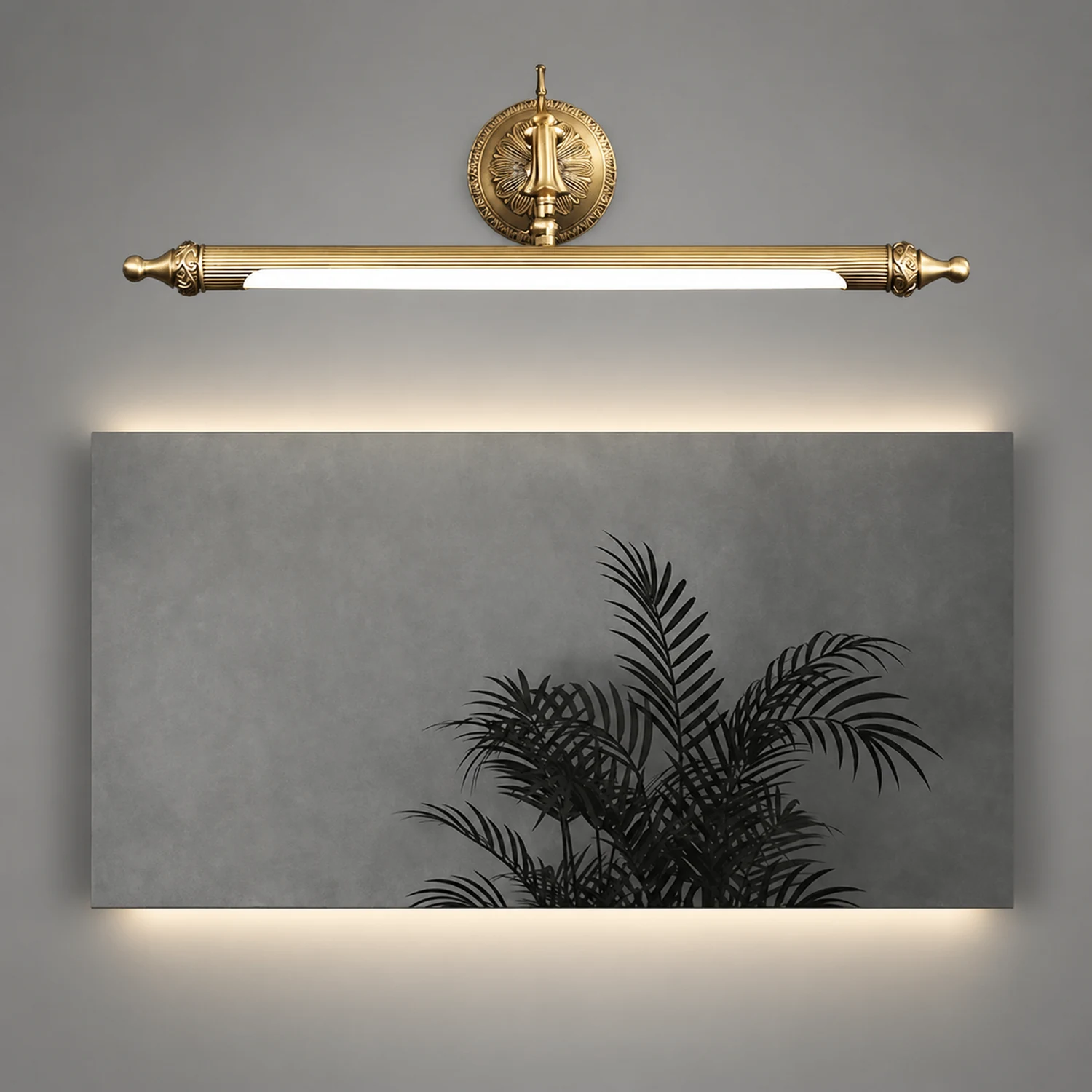 Félicie Vintage Linear Resin&Glass Wall Lamps, Gold - Lumpaz