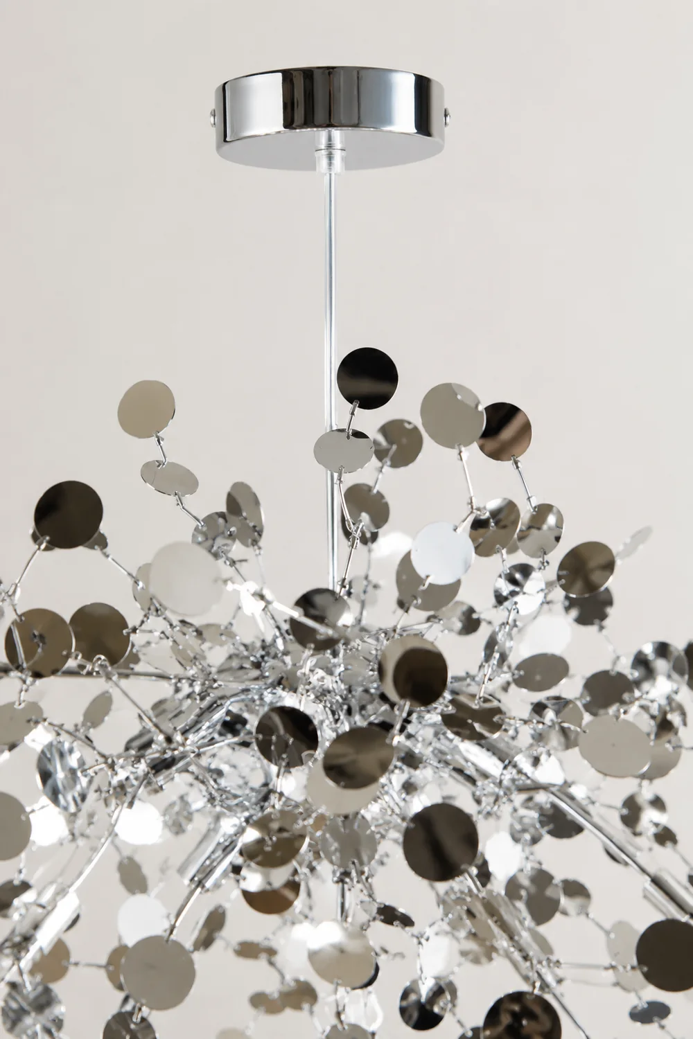 Ophelia Artsy Classy Cluster Fireworks Pendant Light, Stainless steel - Lumpaz