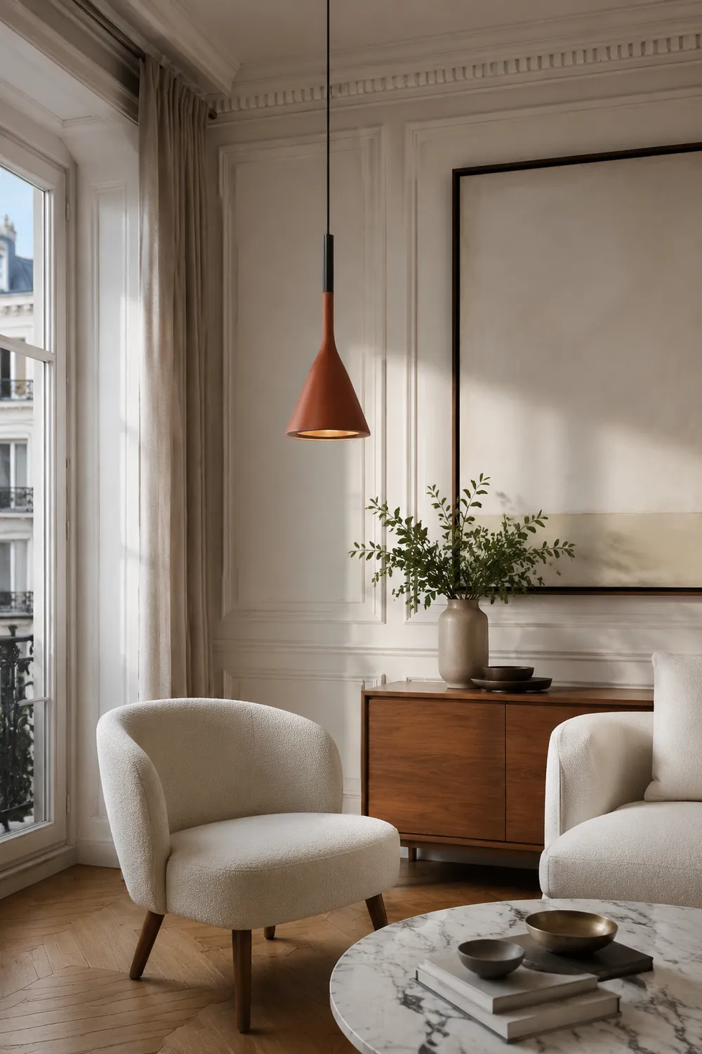 Morandi Modern Pendant Light, Triangle - Lumpaz