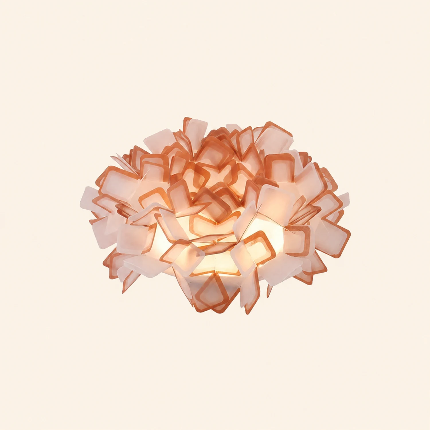 Morandi Art Deco Flower Acrylic Flush Mount Ceiling Light 7 Colors - Lumpaz