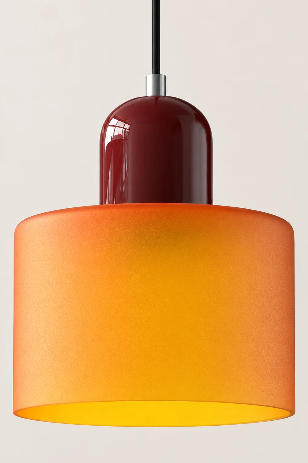 Morandi Modern White Glass Kitchen Island Pendant Light - Lumpaz