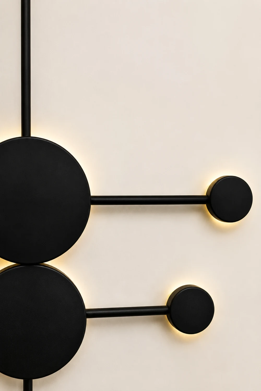 Emyr Modern Nordic Chessboard Metal Wall Lamp, Black - Lumpaz