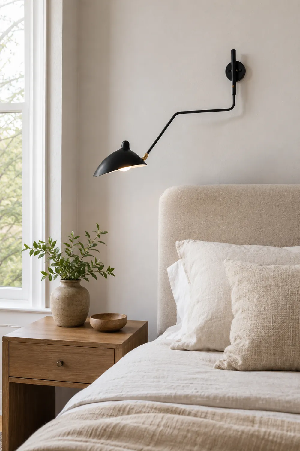 Schmitt Wall Lamp Industry, Metal, Black, Living Room - Lumpaz