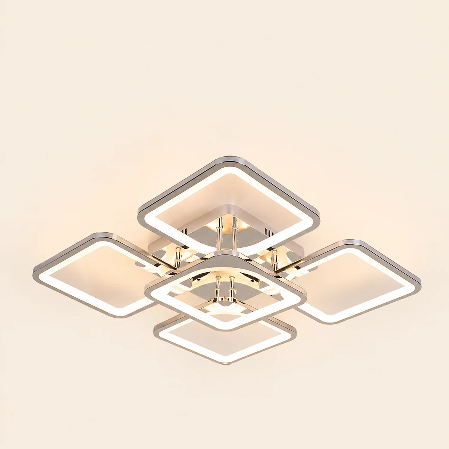 Lacey Modern Square Flush Mount Ceiling Light - Lumpaz