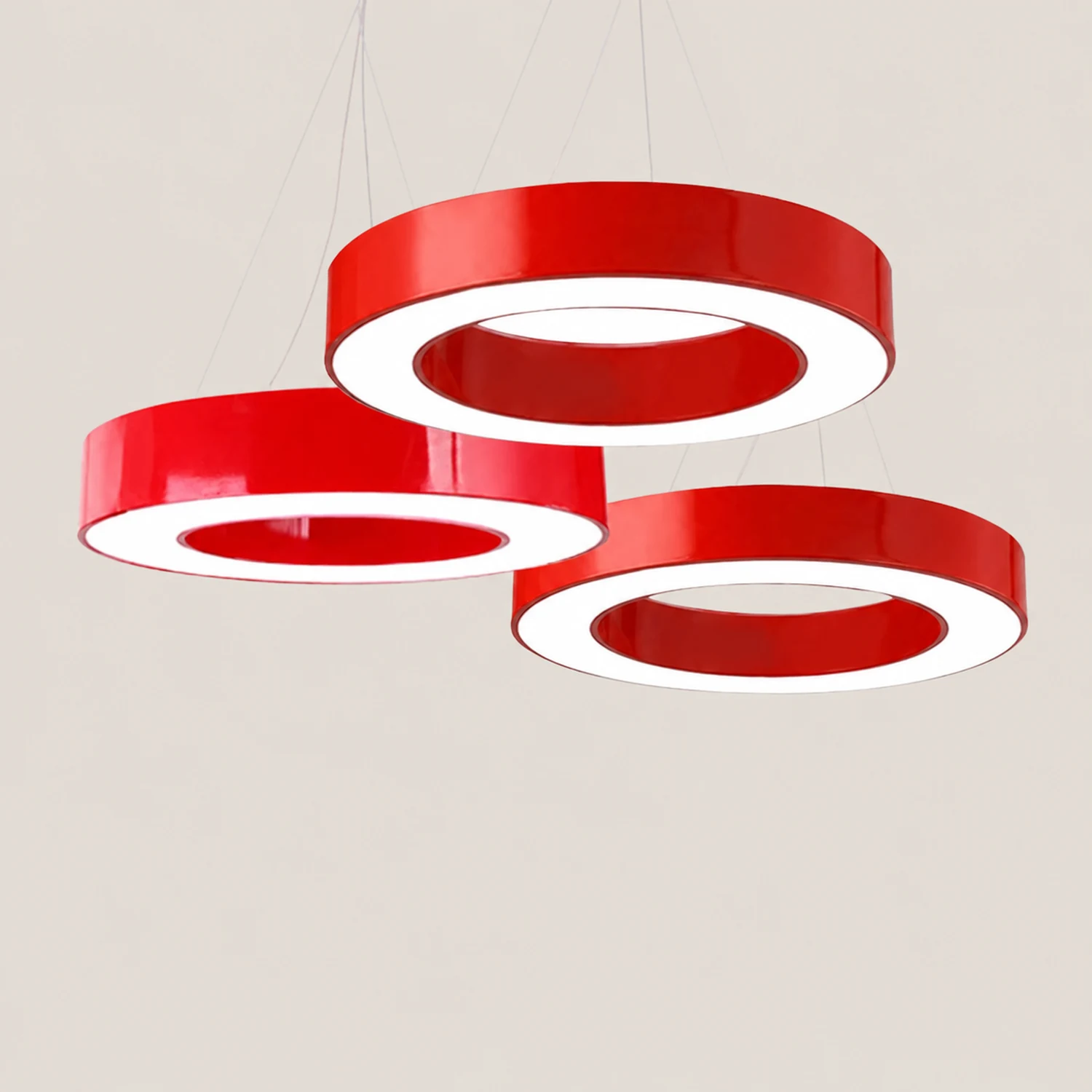 Morandi O Shape Modern Simple Pendant Light, 4 Color - Lumpaz