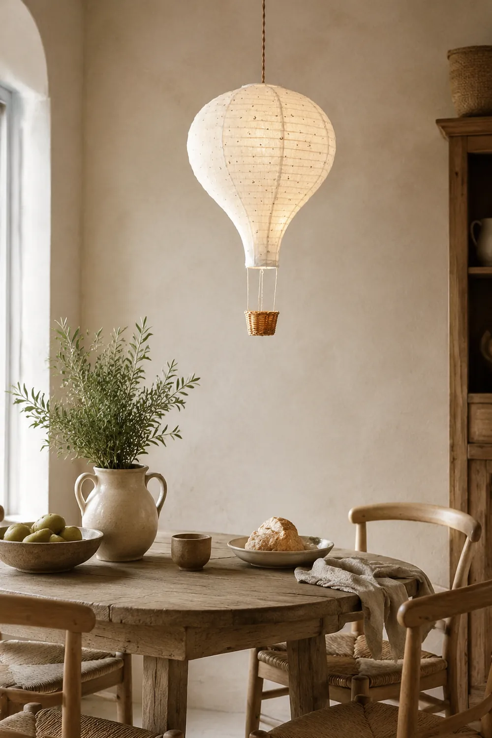Morandi Modern Design LED Flush Mount Ceiling Light White Fabric Bedroom Kitchen - Lumpaz