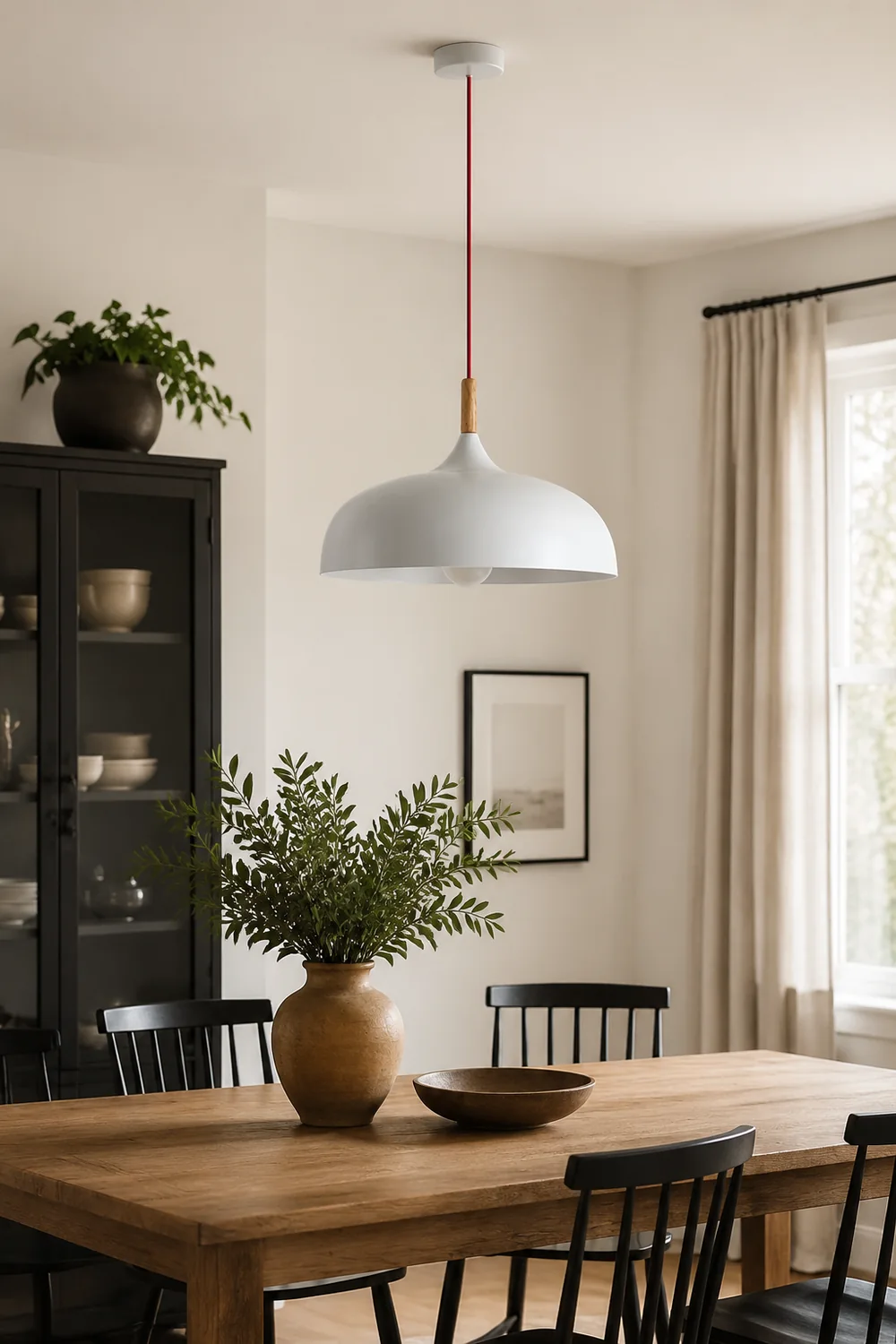 Leilani Modern Pendant Light Dome Macaron Metal Dining Room - Lumpaz